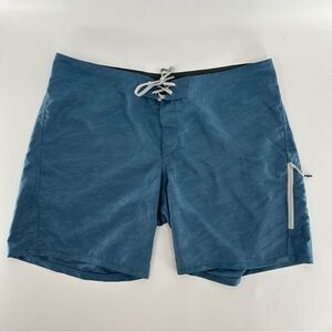 Men's Under Armour Heat Gear Nylon Chino Board Shorts Blue Size 42